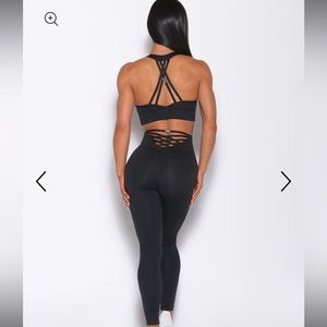 High Waist Leggings with Criss Cross Back